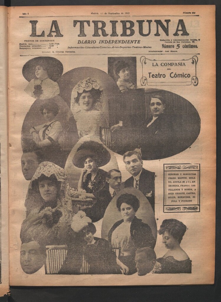 Miniatura de La Tribuna del 1 de septiembre de 1912
