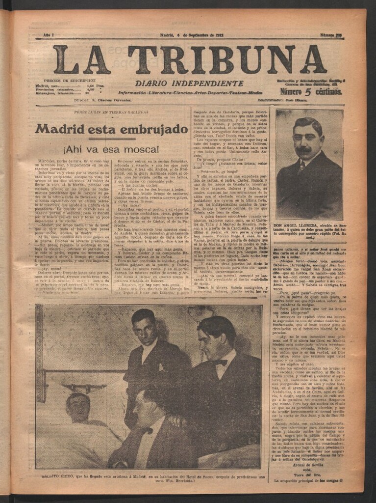Miniatura de La Tribuna del 6 de septiembre de 1912