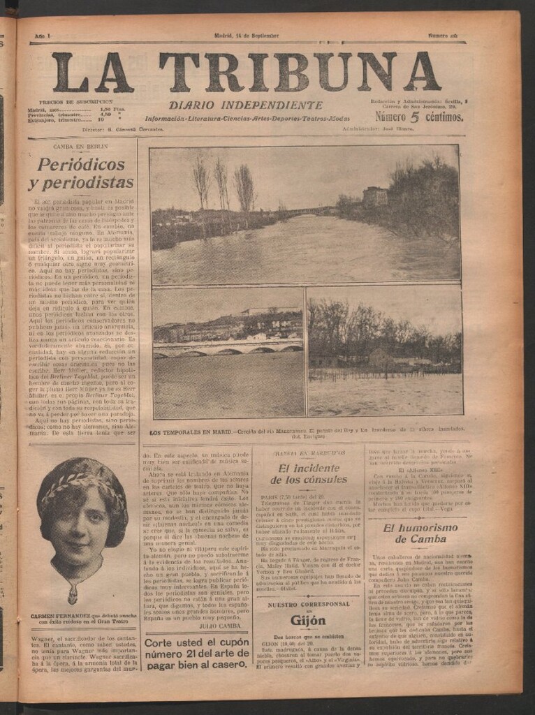 Miniatura de La Tribuna del 20 de septiembre de 1912