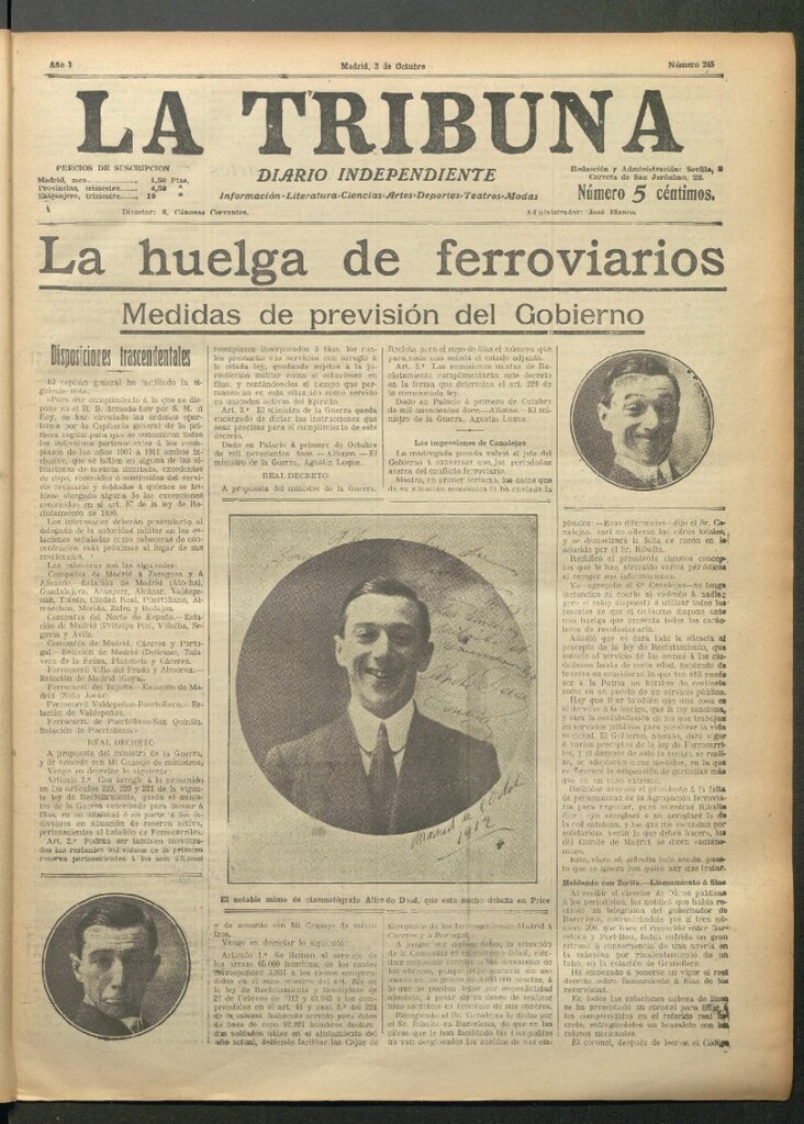 Miniatura de La Tribuna del 3 de octubre de 1912