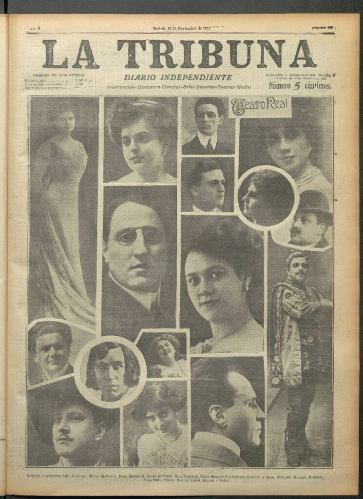 Miniatura de La Tribuna del 16 de noviembre de 1912