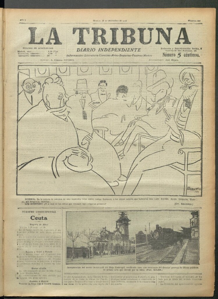 Miniatura de La Tribuna del 30 de diciembre de 1912