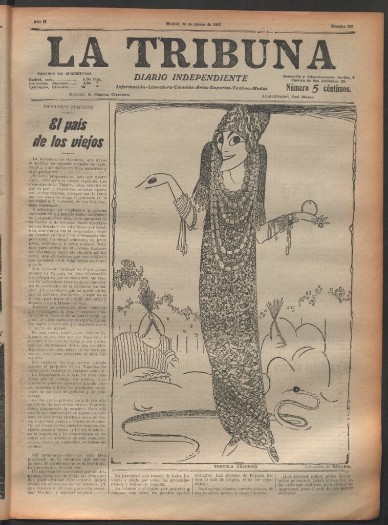 Miniatura de La Tribuna del 18 de enero de 1913