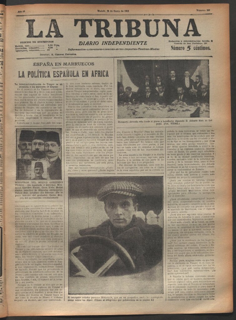 Miniatura de La Tribuna del 26 de enero de 1913