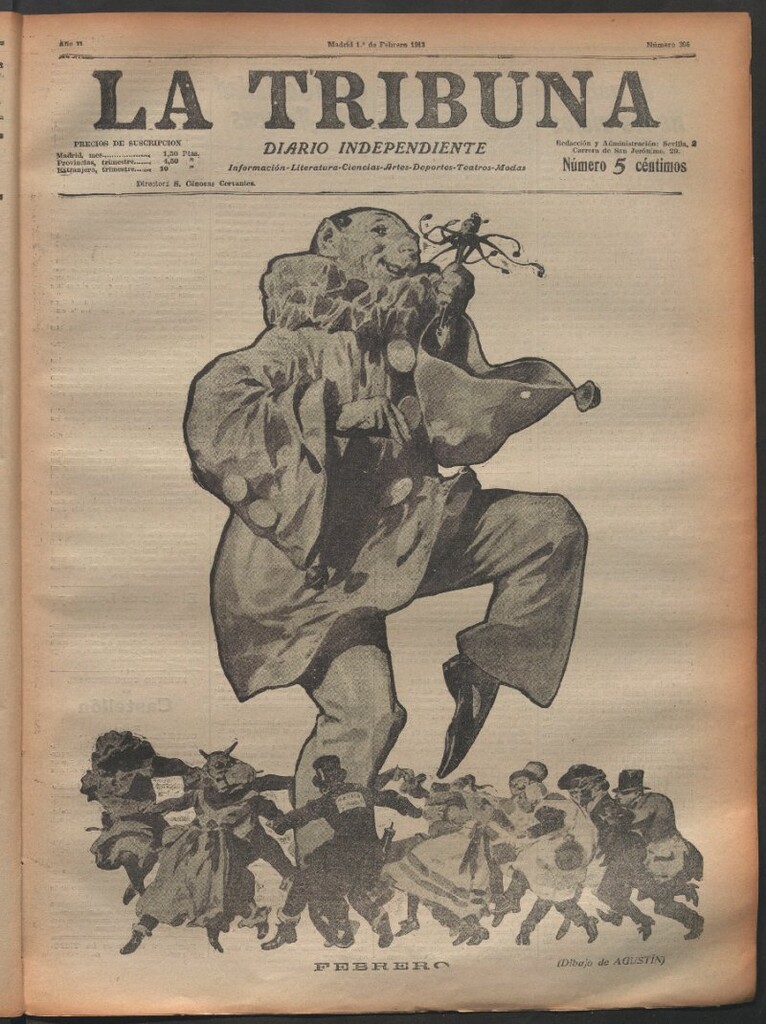 Miniatura de La Tribuna del 1 de febrero de 1913