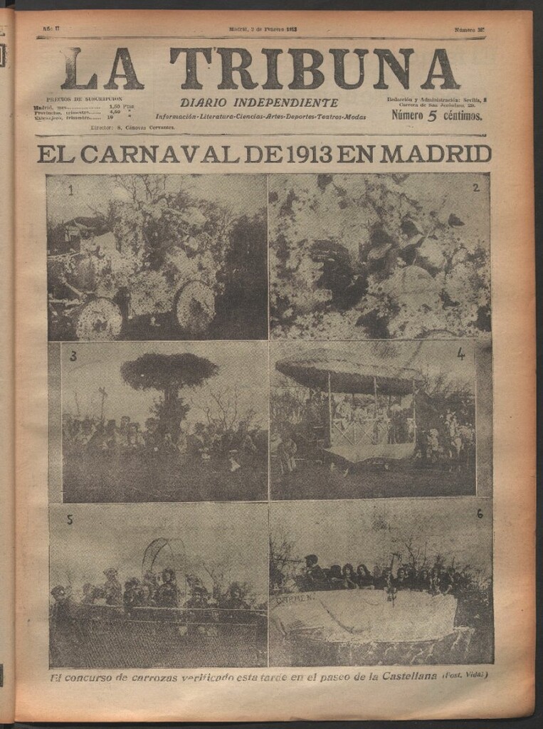 Miniatura de La Tribuna del 2 de febrero de 1913