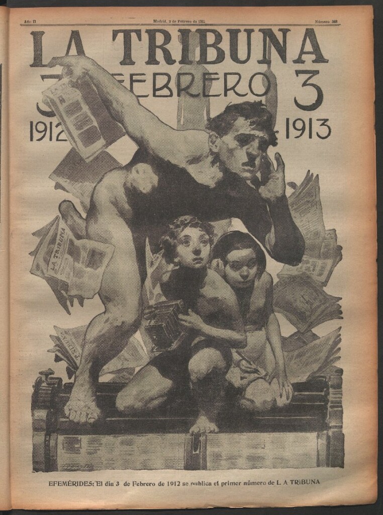 Miniatura de La Tribuna del 3 de febrero de 1913