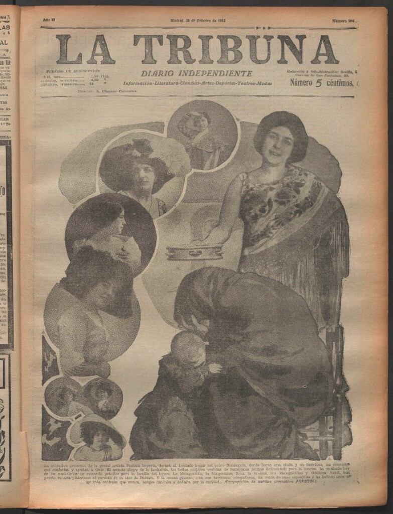 Miniatura de La Tribuna del 20 de febrero de 1913