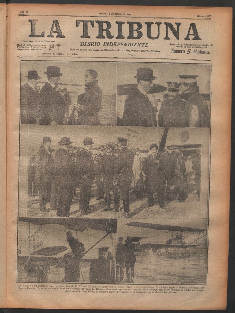 Miniatura de La Tribuna del 5 de marzo de 1913