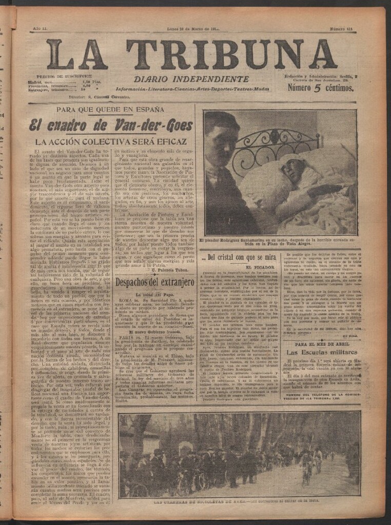Miniatura de La Tribuna del 24 de marzo de 1913