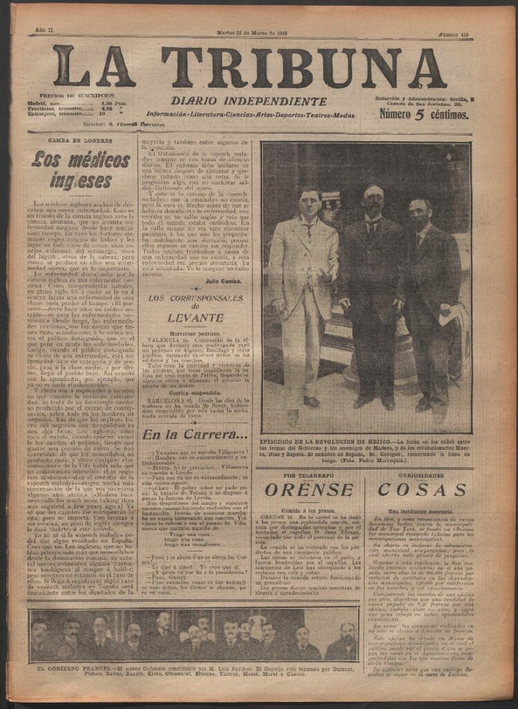 Miniatura de La Tribuna del 25 de marzo de 1913
