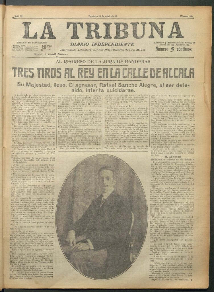 Miniatura de La Tribuna del 13 de abril de 1913