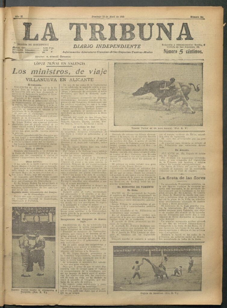 Miniatura de La Tribuna del 20 de abril de 1913