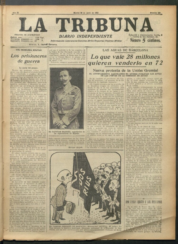 Miniatura de La Tribuna del 29 de abril de 1913