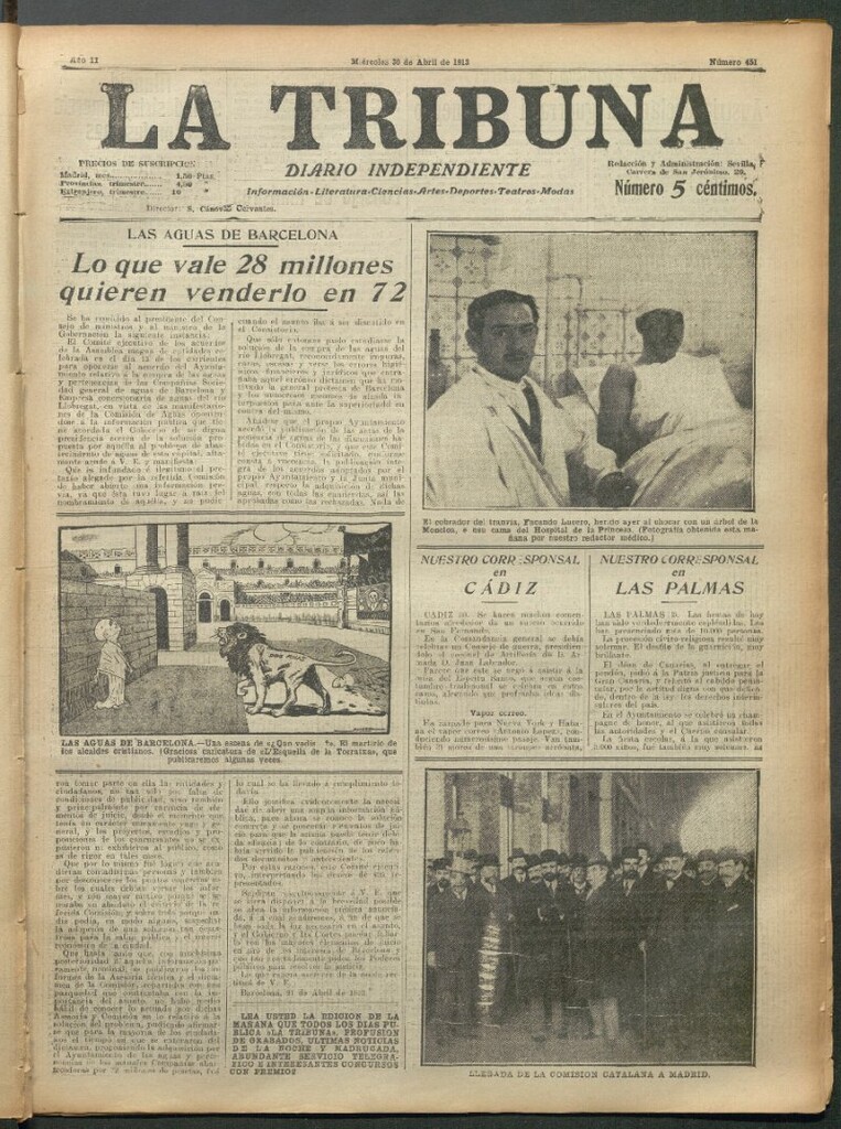 Miniatura de La Tribuna del 30 de abril de 1913