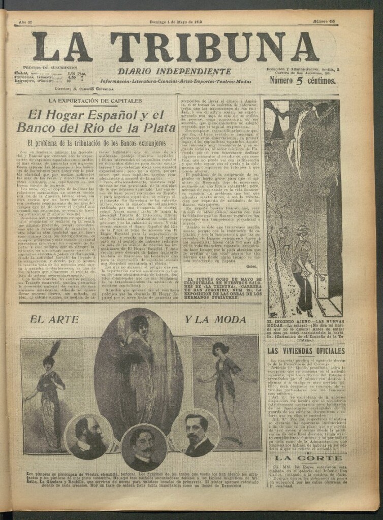 Miniatura de La Tribuna del 4 de mayo de 1913