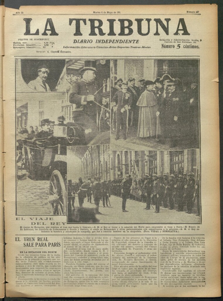 Miniatura de La Tribuna del 6 de mayo de 1913