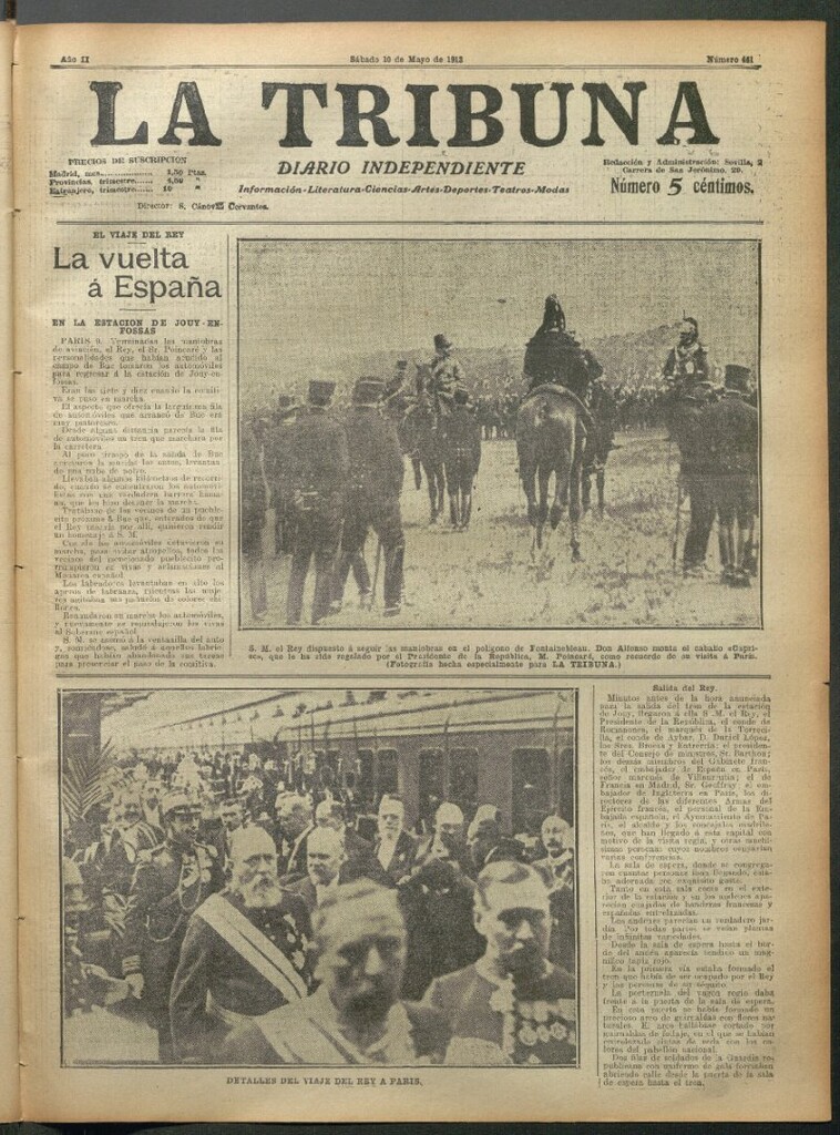 Miniatura de La Tribuna del 10 de mayo de 1913