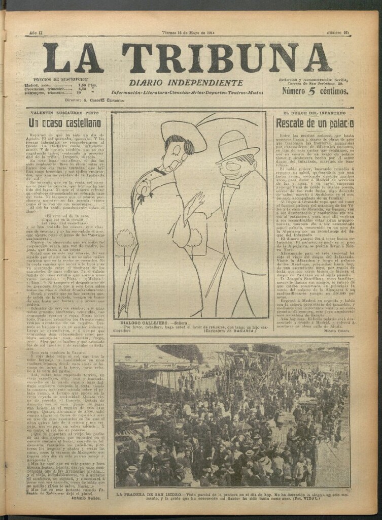 Miniatura de La Tribuna del 16 de mayo de 1913