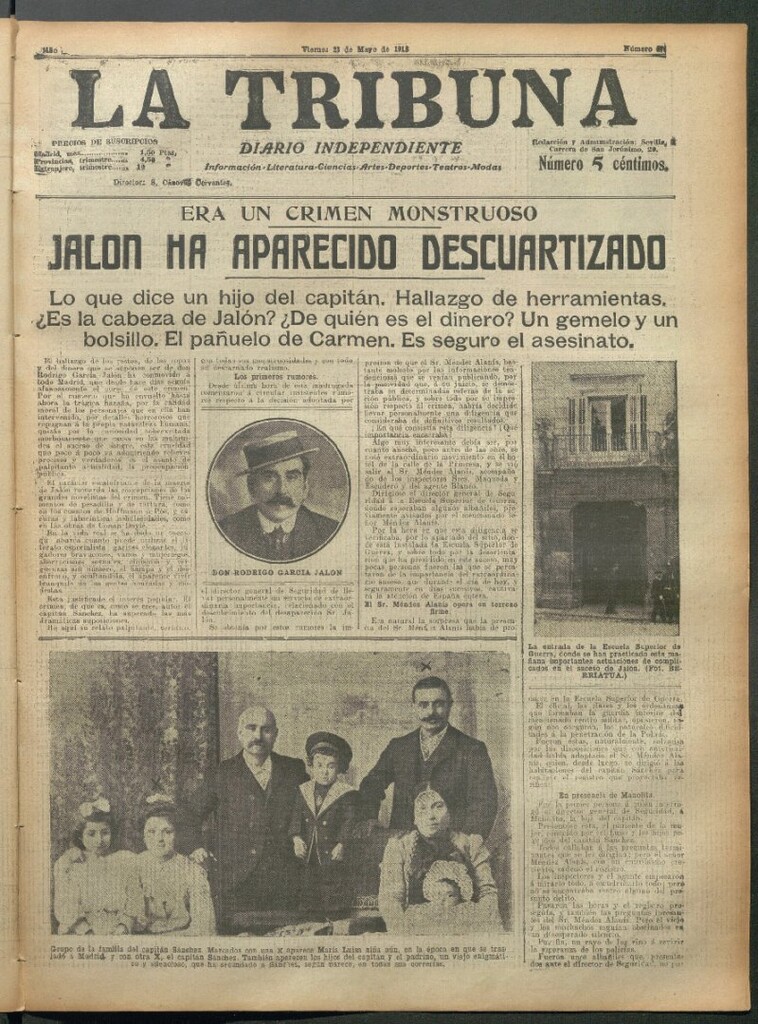 Miniatura de La Tribuna del 23 de mayo de 1913