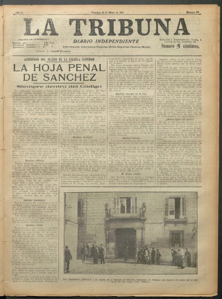Miniatura de La Tribuna del 25 de mayo de 1913