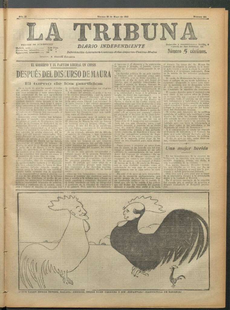 Miniatura de La Tribuna del 30 de mayo de 1913