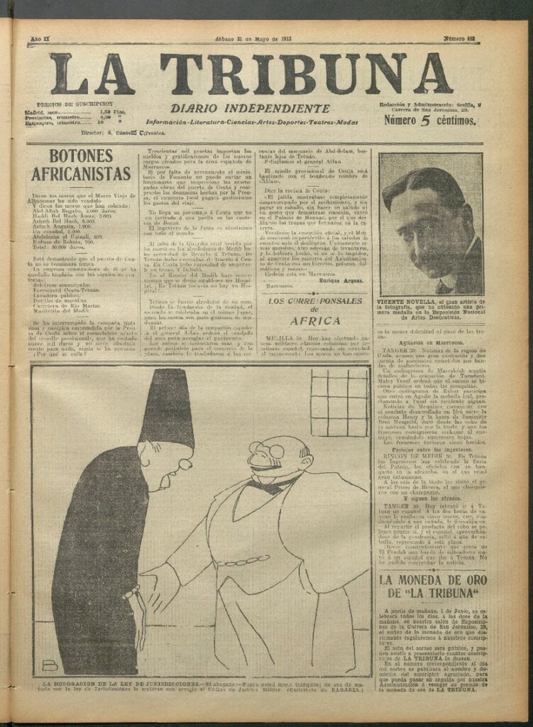 Miniatura de La Tribuna del 31 de mayo de 1913