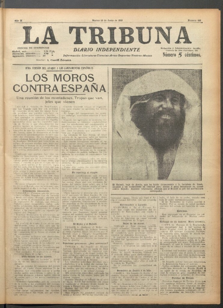 Miniatura de La Tribuna del 10 de junio de 1913