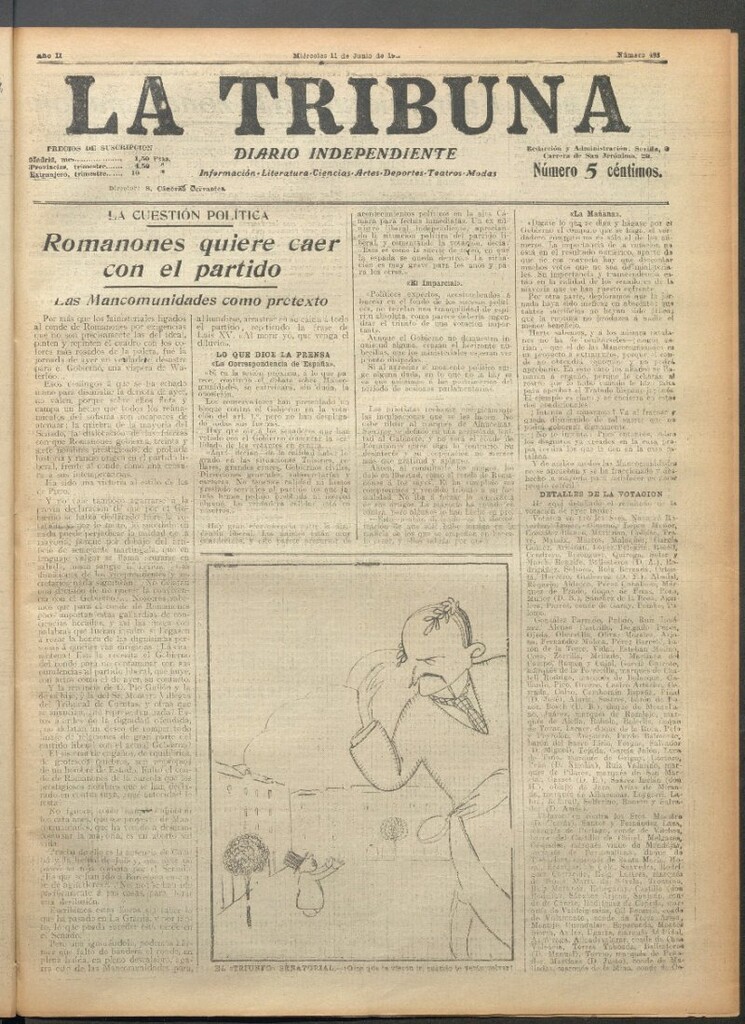 Miniatura de La Tribuna del 11 de junio de 1913