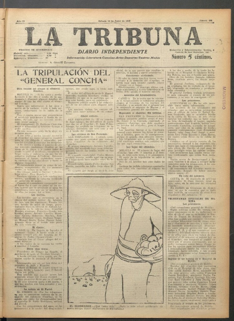 Miniatura de La Tribuna del 14 de junio de 1913