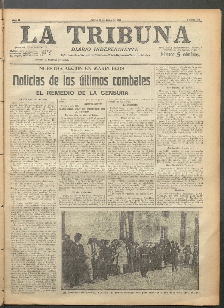Miniatura de La Tribuna del 26 de junio de 1913