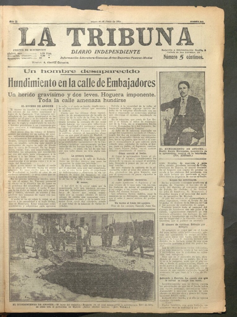 Miniatura de La Tribuna del 30 de junio de 1913
