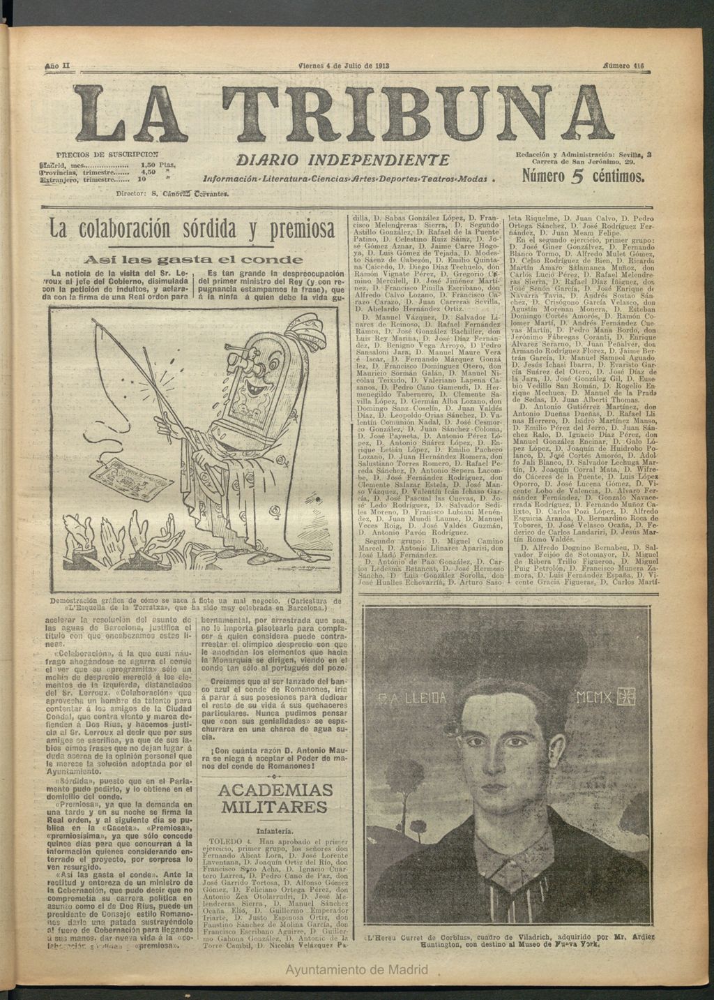 Miniatura de La Tribuna del 4 de julio de 1913