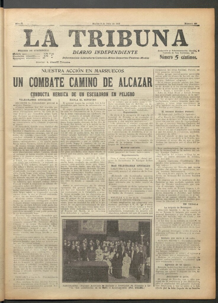 Miniatura de La Tribuna del 8 de julio de 1913