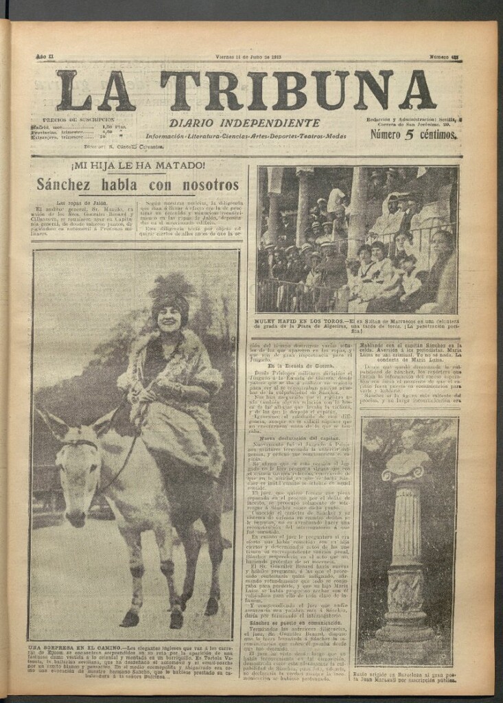 Miniatura de La Tribuna del 11 de julio de 1913