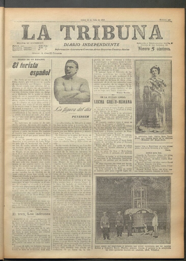 Miniatura de La Tribuna del 14 de julio de 1913