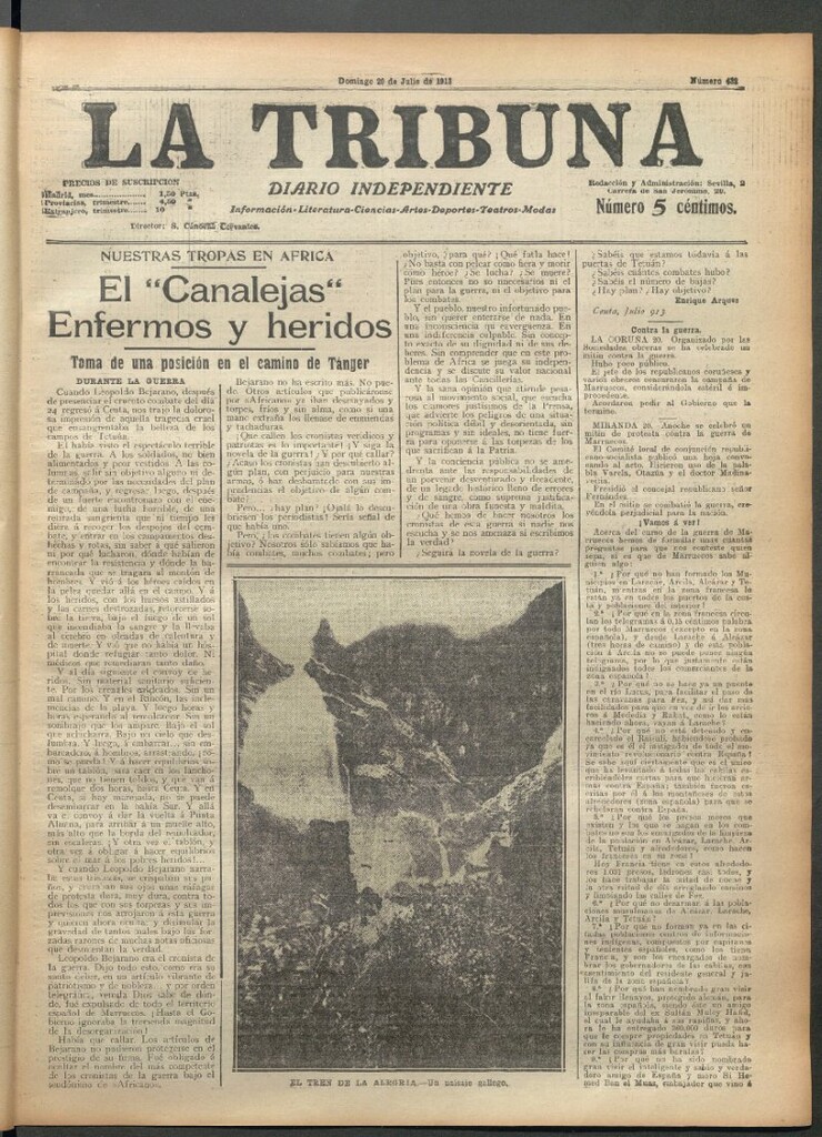 Miniatura de La Tribuna del 20 de julio de 1913
