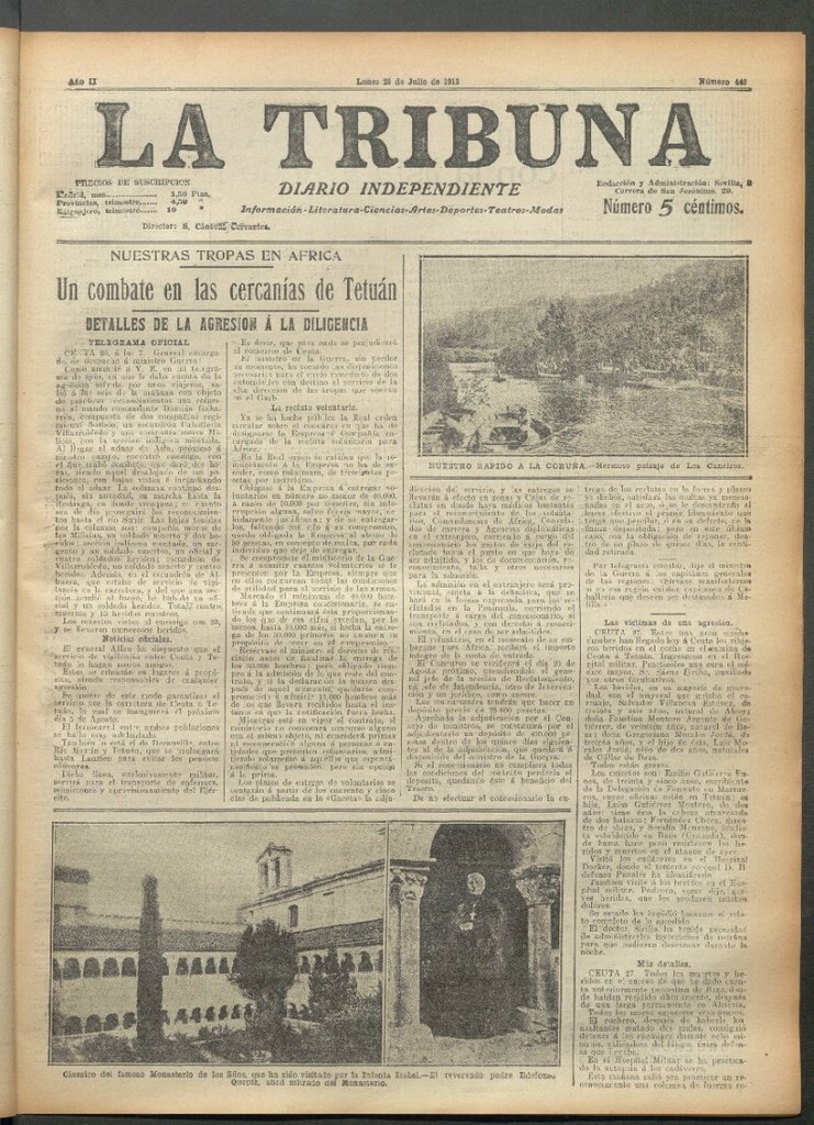 Miniatura de La Tribuna del 28 de julio de 1913