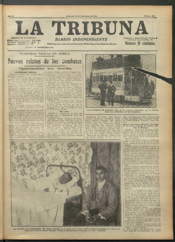 Miniatura de La Tribuna del 10 de septiembre de 1913