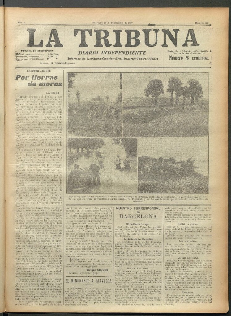 Miniatura de La Tribuna del 24 de septiembre de 1913