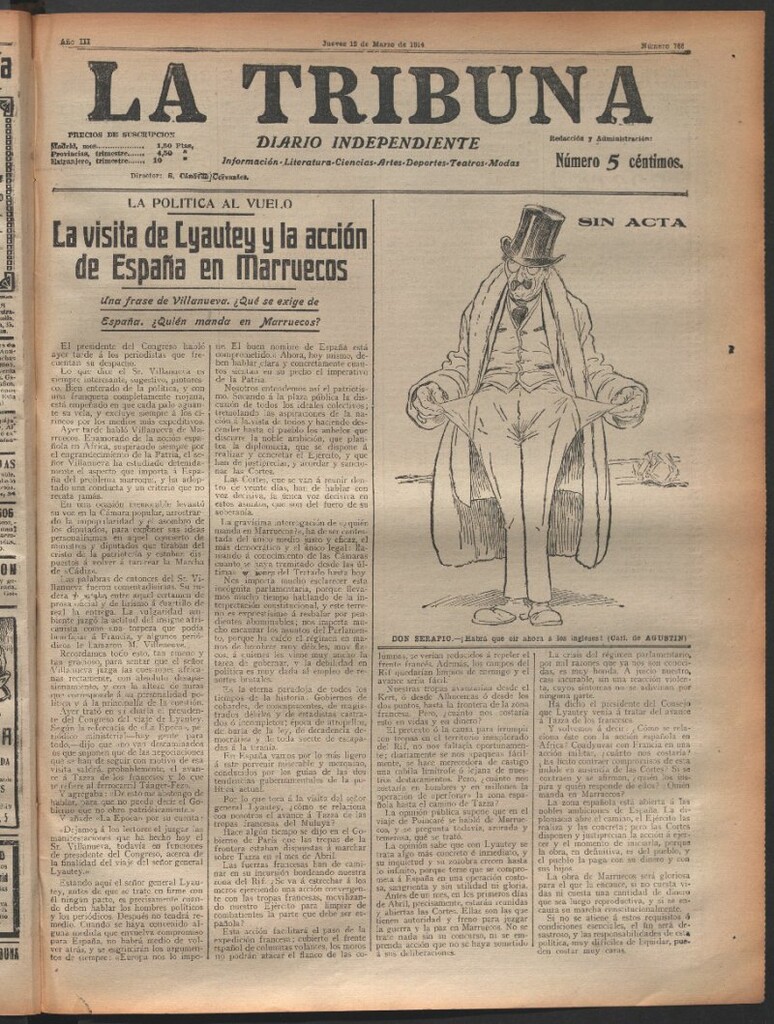 Miniatura de La Tribuna del 12 de marzo de 1914