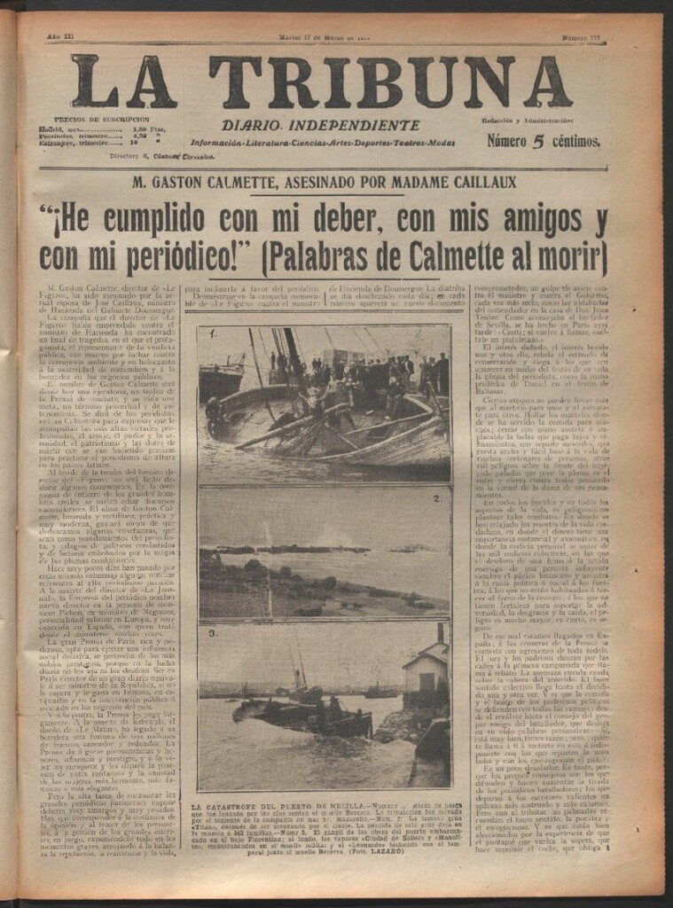 Miniatura de La Tribuna del 17 de marzo de 1914