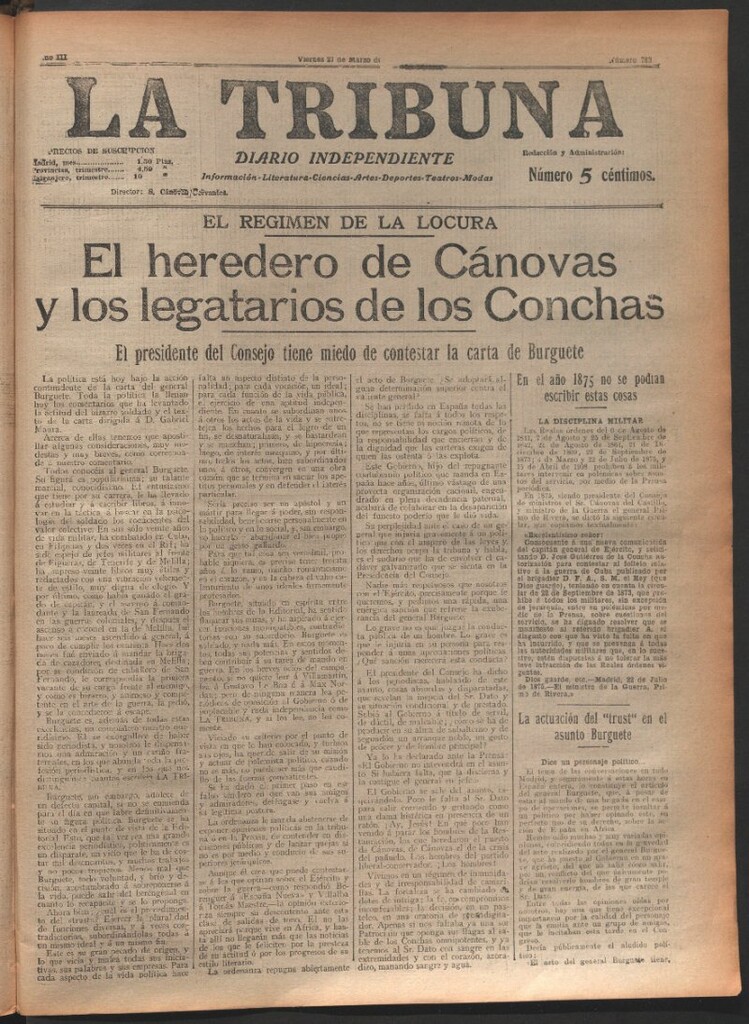 Miniatura de La Tribuna del 27 de marzo de 1914