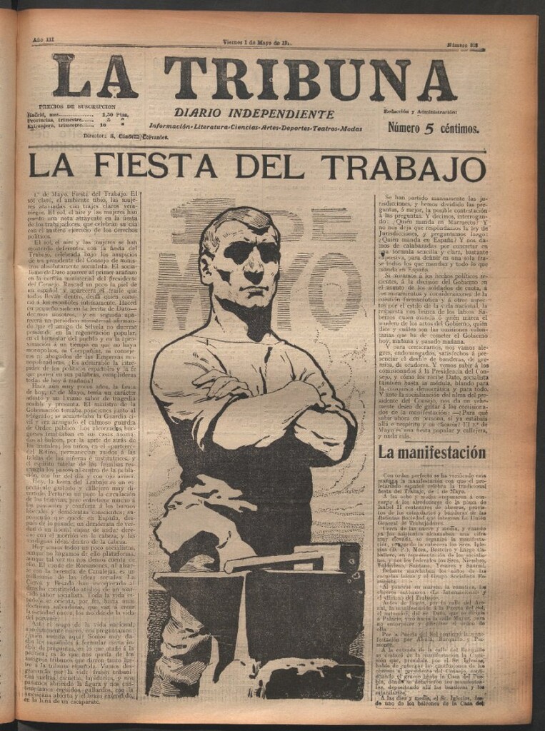 Miniatura de La Tribuna del 1 de mayo de 1914
