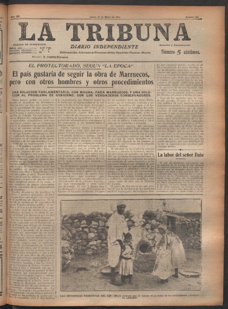 Miniatura de La Tribuna del 18 de mayo de 1914