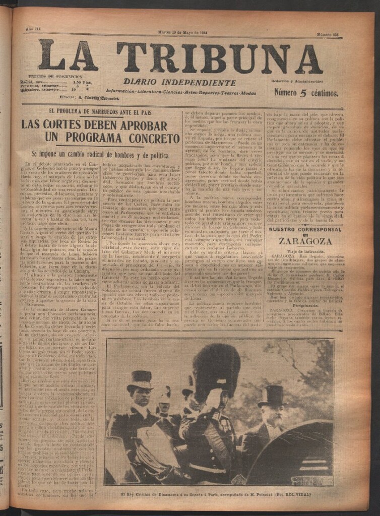 Miniatura de La Tribuna del 19 de mayo de 1914