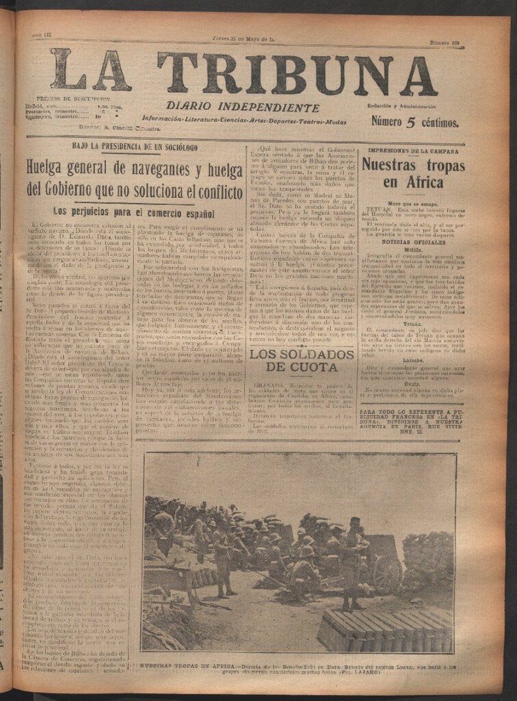 Miniatura de La Tribuna del 21 de mayo de 1914