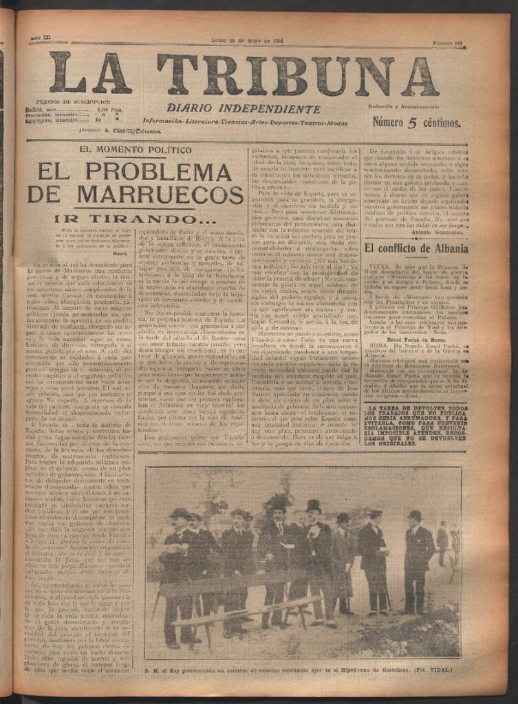 Miniatura de La Tribuna del 25 de mayo de 1914