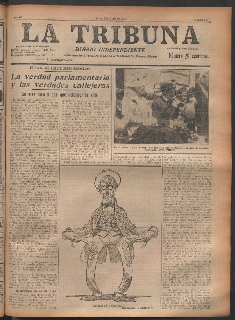Miniatura de La Tribuna del 1 de junio de 1914
