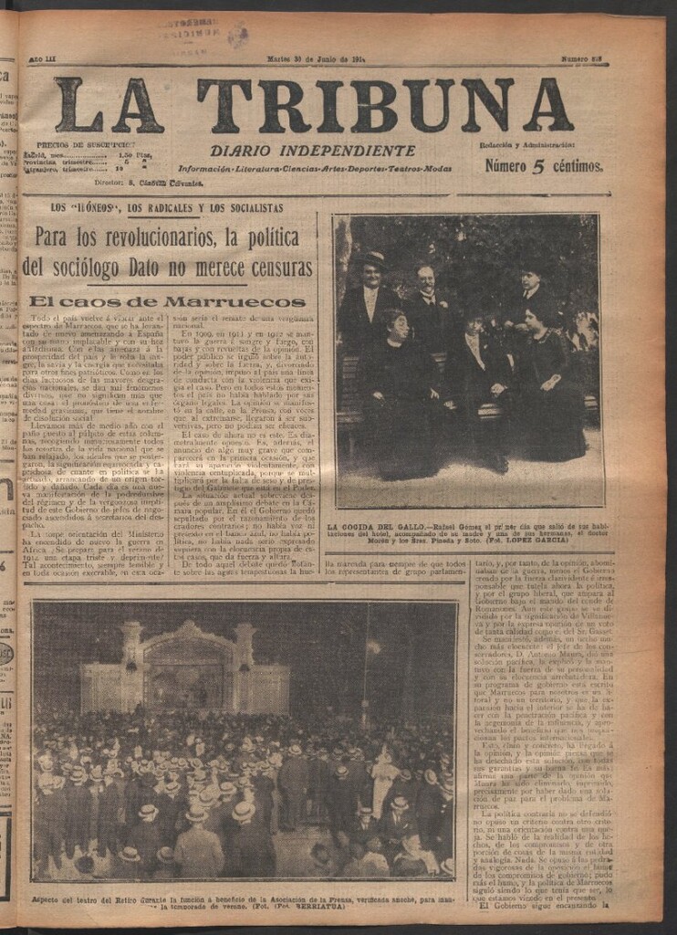 Miniatura de La Tribuna del 30 de junio de 1914